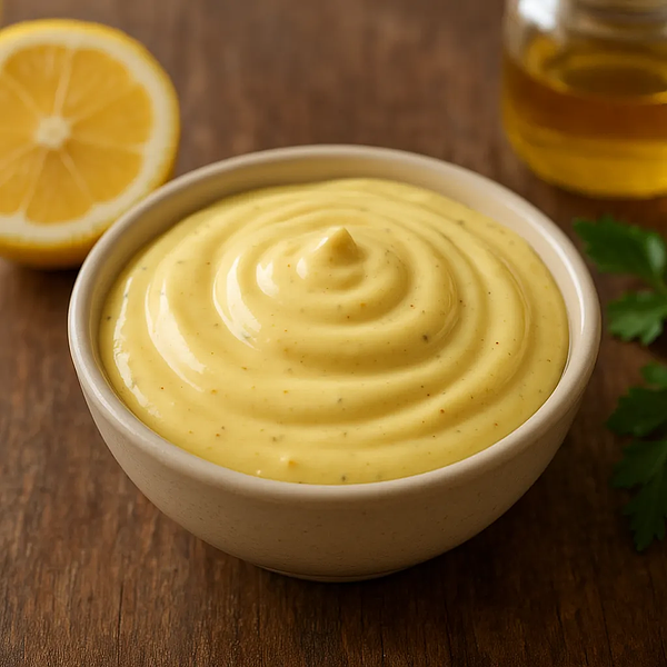 Aksamitny Majonez Cytrynowo-Musztardowy