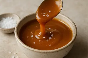Perfect Caramel Sauce with Sea Salt (Dry Method)