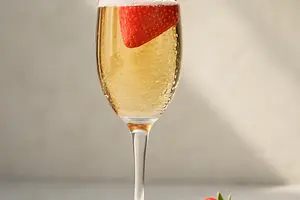 Champagne with Strawberries