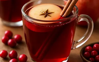 Spiced Apple-Cranberry Mulled Wine