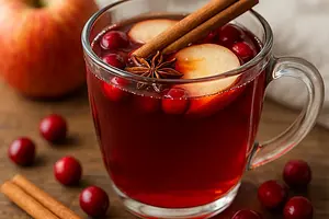 Spiced Apple-Cranberry Mulled Wine