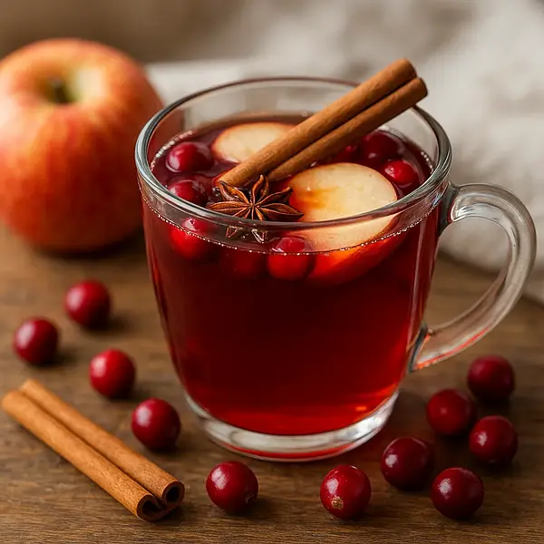 Spiced Apple-Cranberry Mulled Wine