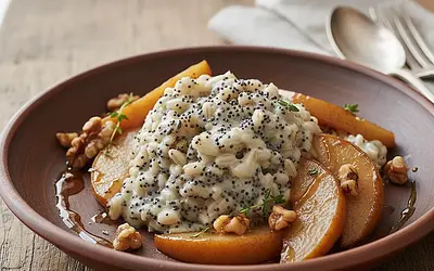 Christmas Poppy Seed Paradise with Bulgur and Cognac