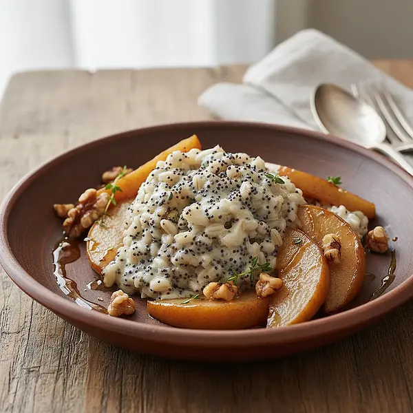 Christmas Poppy Seed Paradise with Bulgur and Cognac