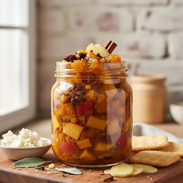 Pantry Treasure: Spicy Pumpkin-Apple Chutney with Ginger