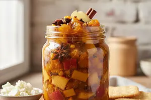 Skarb Spiżarni: Pikantny Chutney Dyniowo-Jabłkowy z Imbirem