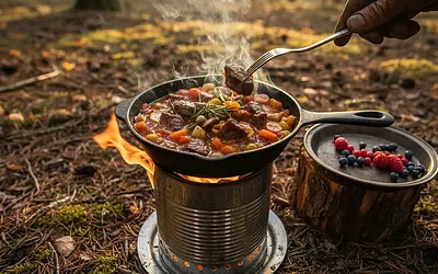 Survivalowa Kuchenka Turystyczna 'Puszka Ognia' DIY
