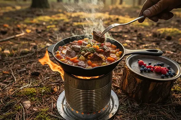 Survivalowa Kuchenka Turystyczna 'Puszka Ognia' DIY