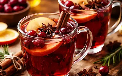 Spiced Apple-Cranberry Mulled Wine