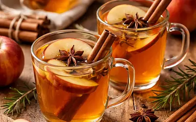 Homemade Hot Apple Cider with Spices