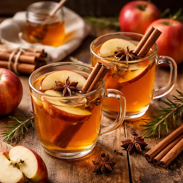 Homemade Hot Apple Cider with Spices
