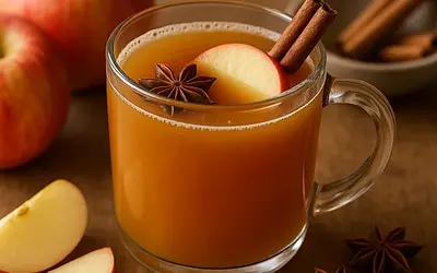 Spiced Hot Apple Cider (non-alcoholic)