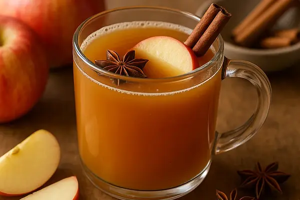 Korzenny Cydr Jabłkowy na Ciepło (bezalkoholowy)