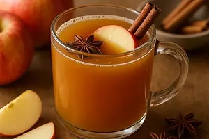 Spiced Hot Apple Cider (non-alcoholic)