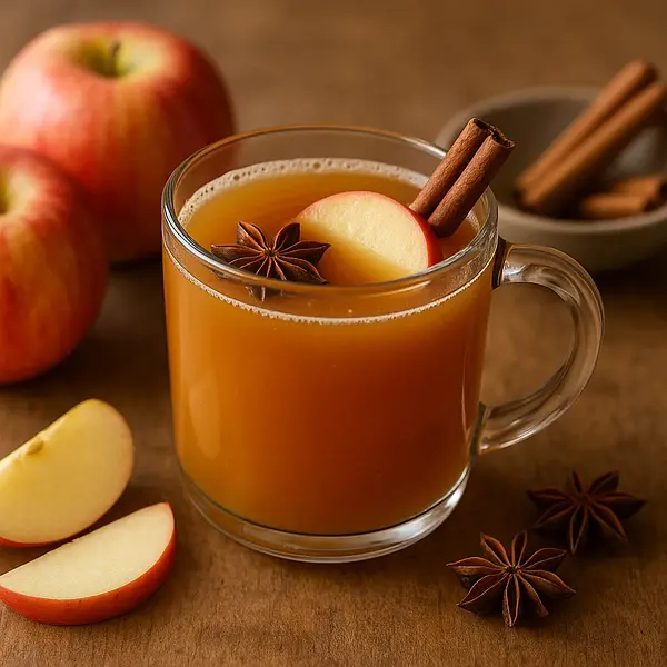 Korzenny Cydr Jabłkowy na Ciepło (bezalkoholowy)