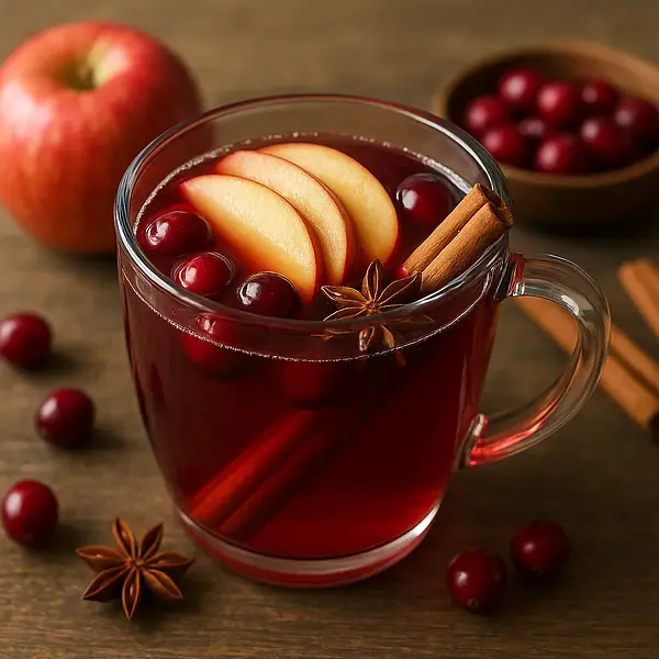 Spiced Apple-Cranberry Mulled Wine