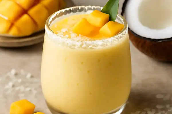 Koktajl z mango i kokosem