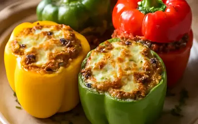 Stuffed Peppers with Cheese