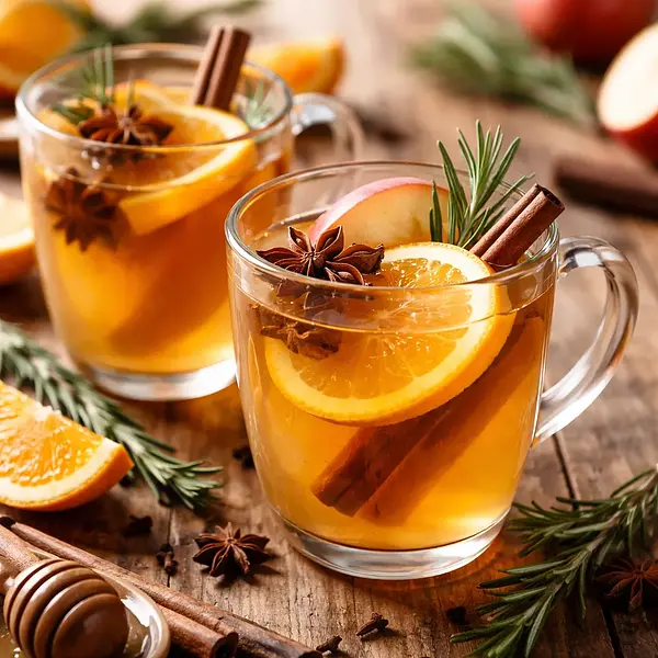 Korzenny Cydr Jabłkowy z Pomarańczą i Rozmarynem