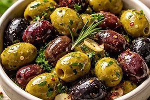 Herbed Marinated Olives