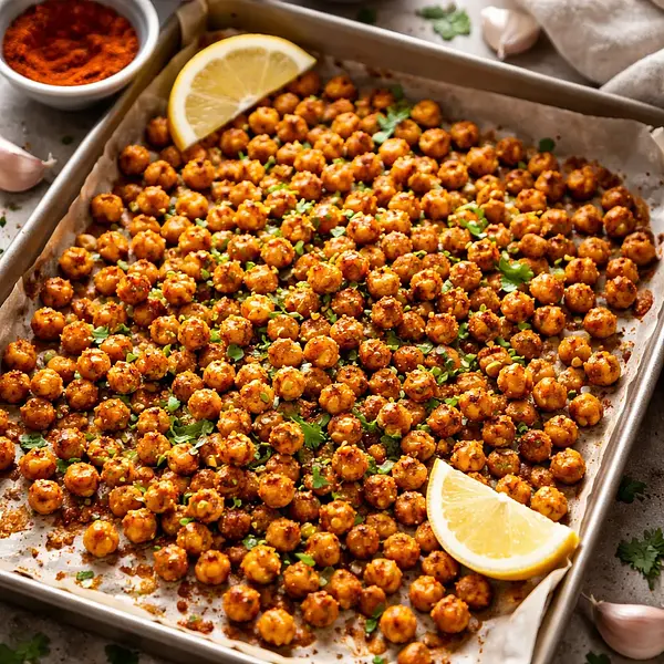 Chickpeas with Spices from the Oven