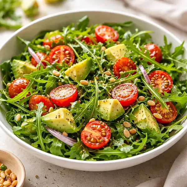 Arugula Salad with Tomatoes and Avocado