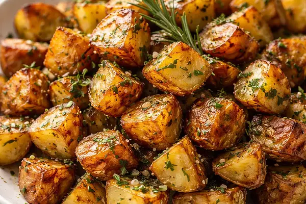 Pieczone ziemniaki z ziołami