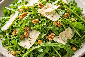 Arugula Salad with Parmesan and Nuts