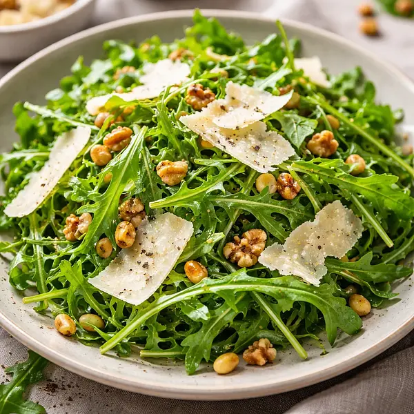 Arugula Salad with Parmesan and Nuts