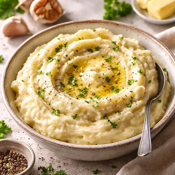 Puree ziemniaczane z czosnkiem