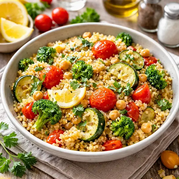 Kasza jaglana z warzywami