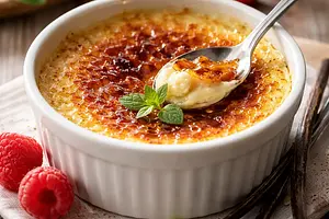 Crème brûlée z wanilią