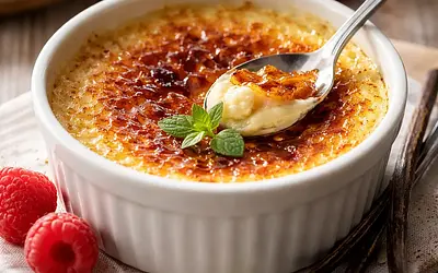 Crème brûlée z wanilią