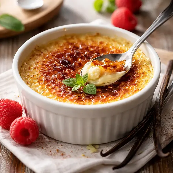 Crème brûlée z wanilią