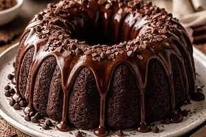 Chocolate Babka with Glaze