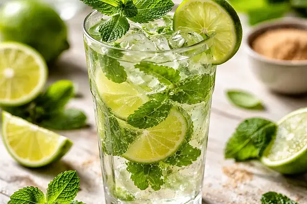 Mojito z miętą i limonką