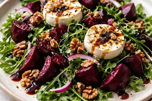 Beetroot and Goat Cheese Salad