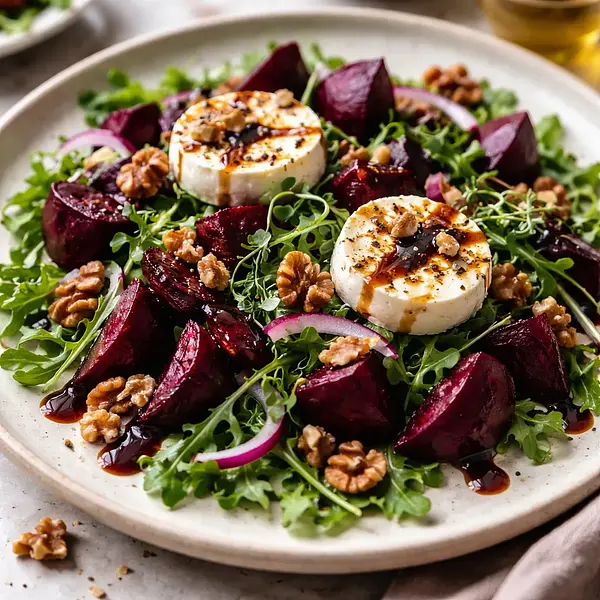 Beetroot and Goat Cheese Salad