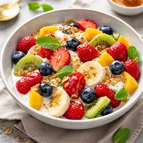 Sałatka z owocami i jogurtem