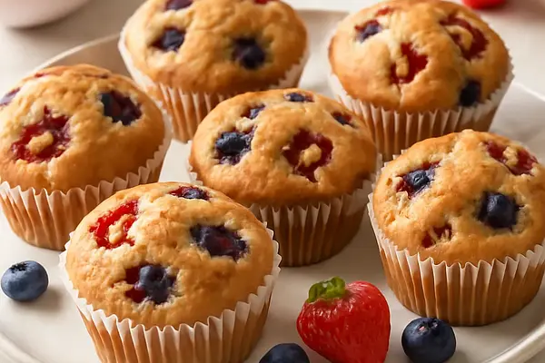 Muffiny z owocami