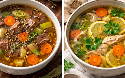 Beef and Chicken Broth