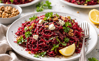 Grated Beets (Raw) for 4 servings