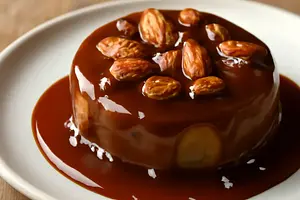 Coffee Kajmak with Sea Salt and Roasted Almonds