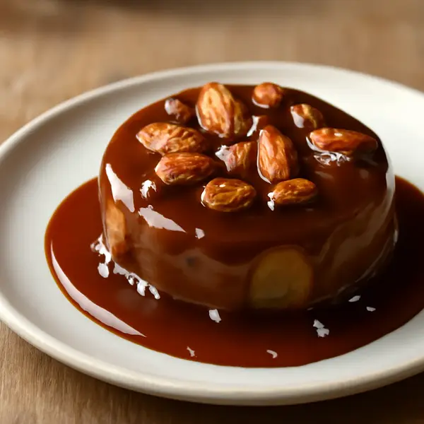 Coffee Kajmak with Sea Salt and Roasted Almonds