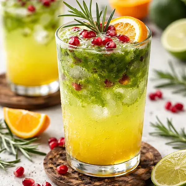 Matcha-Citrus Fizz z granatem i rozmarynem — wariant df843e75