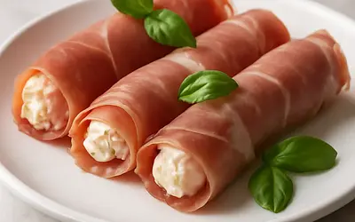 Roladki z szynki parmeńskiej