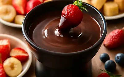 Chocolate fondue
