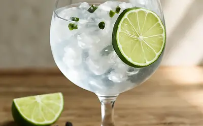 Drink z ginem i tonikiem