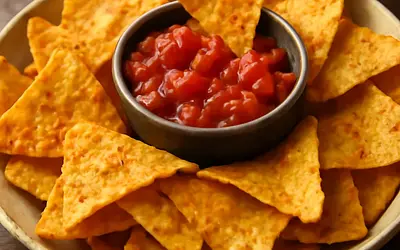 Pikantne nachos z salsą