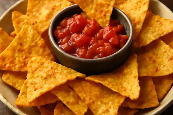 Pikantne nachos z salsą